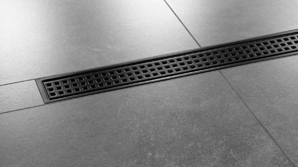 Schlüter®-KERDI-LINE-B SQUARE MGS matte graphite black