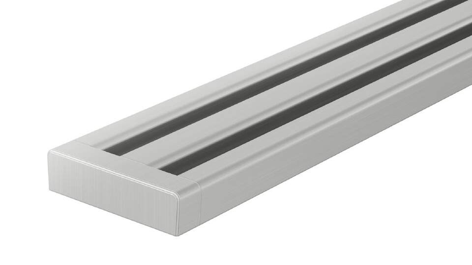 Schlüter®-KERDI-LINE-VARIO-H WAVE EB brushed stainless steel