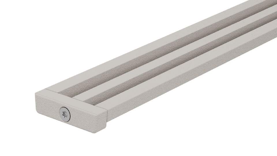 Schlüter®-KERDI-LINE-VARIO WAVE TSBG aluminium textured natural beige grey